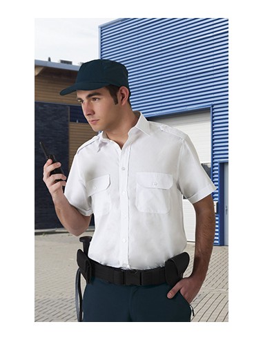 Camisa Marina Manga Corta Hombreras...