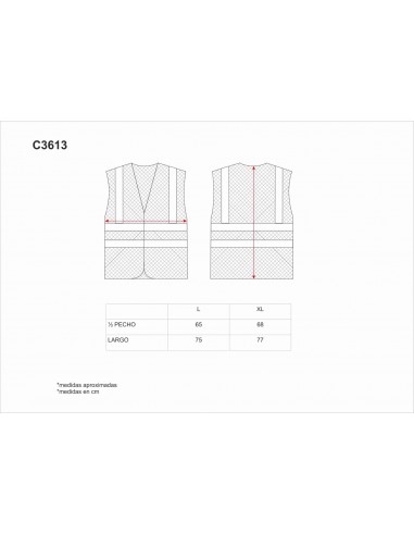 Chaleco Av Rejilla C3613 Workteam