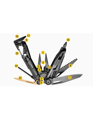 Leatherman 16 Usos MUT con funda 833093