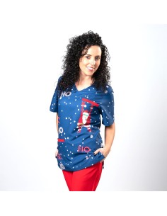 Blusa Microfibra Navidad...