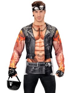 Camiseta Rockero Motero...