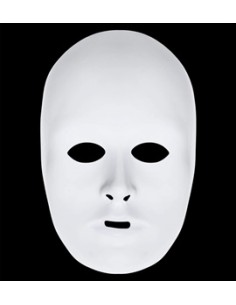 Mascara blanca 23384 Widmann