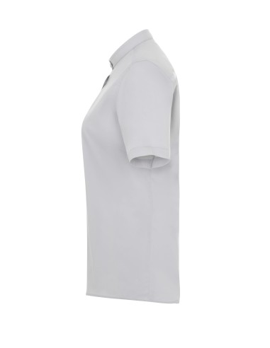 Camisa Sra. Cuello Mao M/C Stretch...