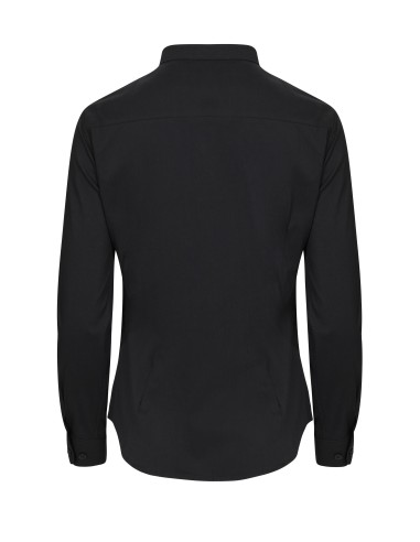 Camisa Sra. Cuello Mao Stretch...