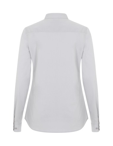 Camisa Sra. Cuello Mao Stretch...