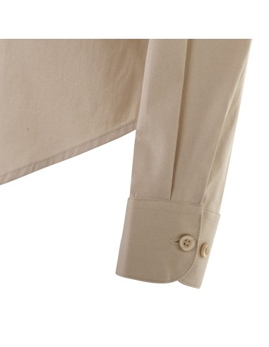 Camisa Sra. m/Larga Stretch Popelín...