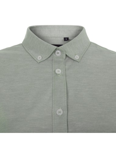 Camisa Sra. M/Larga Stretch Tejido...