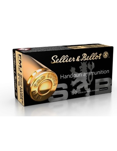 Munición Sellier & Bellot 9 mm FMJ RN...