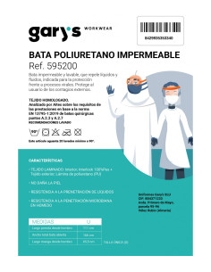 Bata Sanitaria Reutilizable...