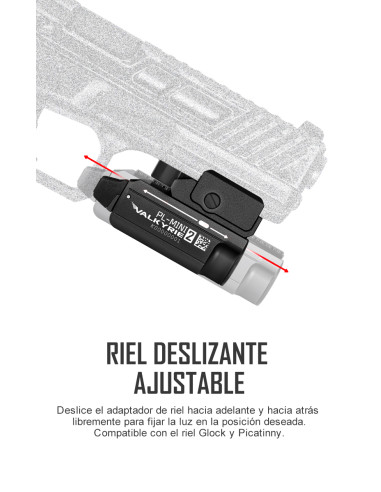 Linterna Arma Corta oLIGHT Valkyrie...