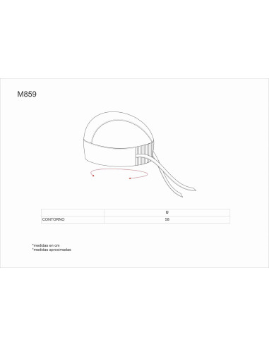 Bandana Stretch Estampado Tropical M859