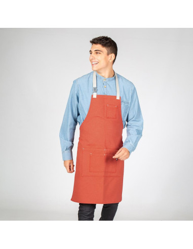 Delantal con Peto Hebilla Enlazada –...