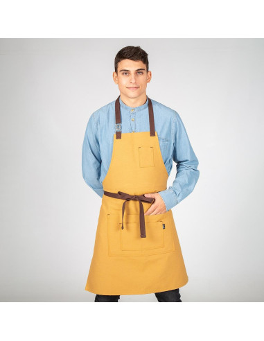 Delantal con Peto Hebilla Enlazada –...