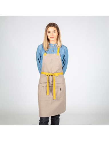 Delantal con Peto Hebilla Enlazada –...