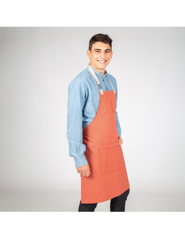 Delantal con Peto Hebilla Enlazada –...