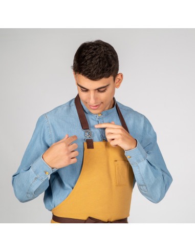 Delantal con Peto Hebilla Enlazada –...