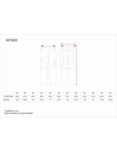 Pantalon Multibolsillos Con Refuerzos...